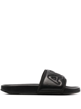 embossed-logo slides