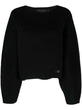 logo-embroidered jumper