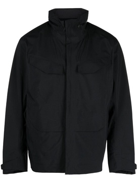 Field high-neck hooded jacket