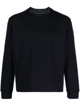 crew-neck cashmere-blend sweatshirt