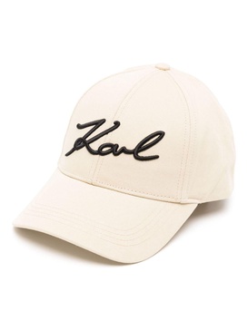 K Signature cotton baseball cap