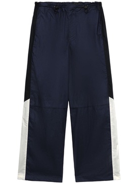 panelled wide-legged trousers