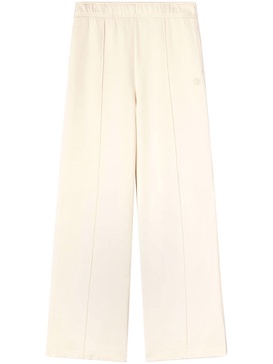 wide-leg organic cotton track pants