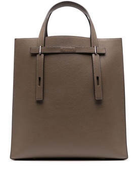 Giove leather tote bag