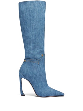 Nadja denim knee-high boots