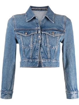 Shrunken denim jacket