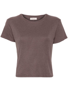 short-sleeve ribbed T-shirt