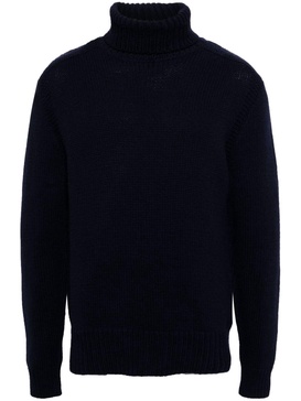 high-neck wool-cashmere blend sweater