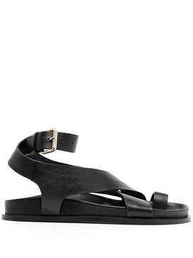 Jalen flat leather sandals