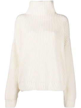 Sydney funnel-neck jumper