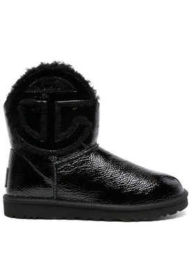 x Telfar logo-patch leather boots