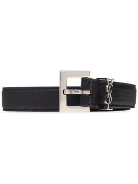 Saint Laurent Cassandre Belt Square Buckle Accessories