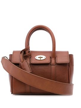 mini Bayswater leather tote bag