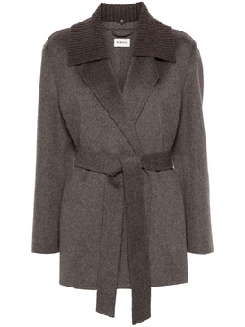 P.A.R.O.S.H. Leak Wool Cardi-Coat