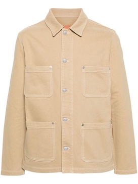 twill cotton shirt jacket