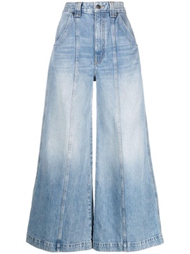 Jackie low-rise wide-leg jeans