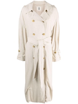 Alanise double-breasted trench coat