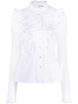 ruffled poplin shirt