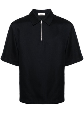 half-zip polo shirt