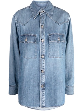 Sara pockets denim shirt