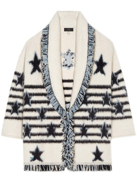 By The Stars jacquard cardigan