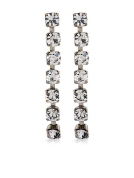 crystal-embellished earrings