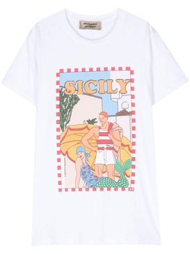 graphic-print T-shirt