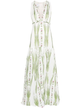 Jardin Du Cap-print maxi dress