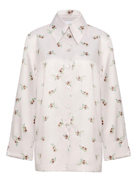 Blossom-print shirt