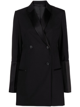 double-breasted tuxedo blazer