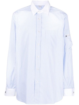 stripe-pattern shirt 