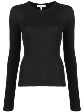 long-sleeved organic-cotton top