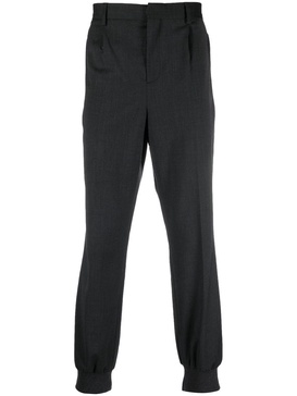 straight-leg tailored trousers