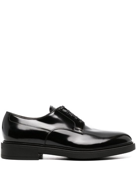 polished-finish oxford shoes