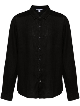 long-sleeve linen shirt