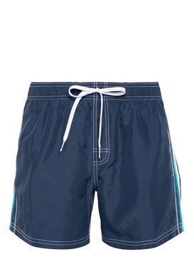 logo-patch swim shorts