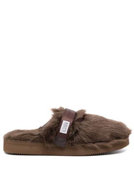 Zavo faux-fur sliders