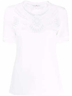 cutout-pattern T-shirt