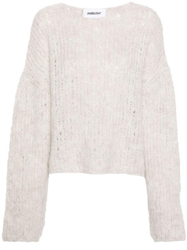 brushed-effect jumper