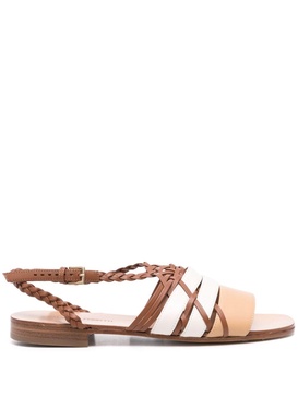 braided-strap flat sandals