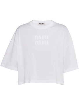 embroidered-logo cotton T-shirt