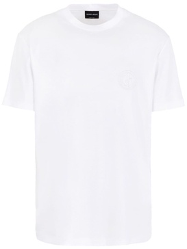 monogram-embroidered cotton T-shirt 