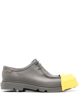 Junction leather derby shoes