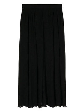 chiffon midi skirt