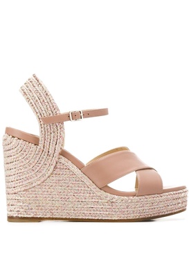 Dellena 100mm wedge sandals