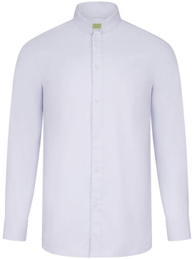 logo-embroidered poplin shirt