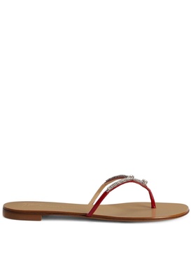 Gentille leather flip-flops