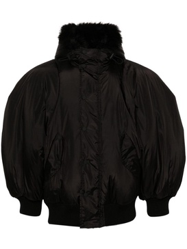 hooded padded jacket