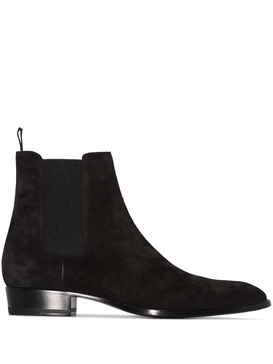 Wyatt 30mm suede Chelsea boots