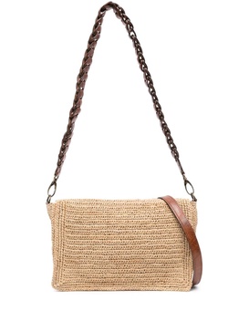 Asa raffia cross body bag